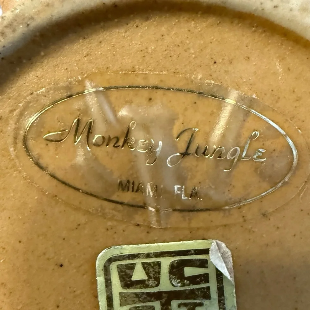 Monkey Jungle 3D Lion Face Mug Brown Porcelain Animal Theme 4" - Picture 3 of 3